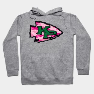 KP Chiefs pink camouflage logo Hoodie